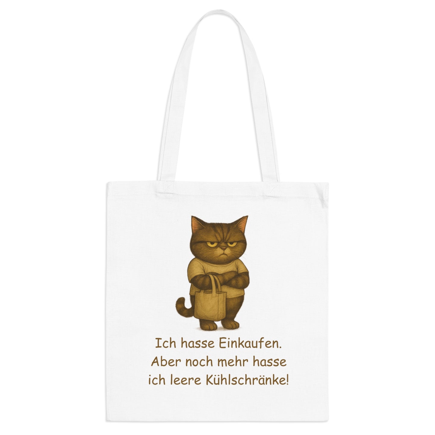 Ich hasse Einkaufen Stofftasche
