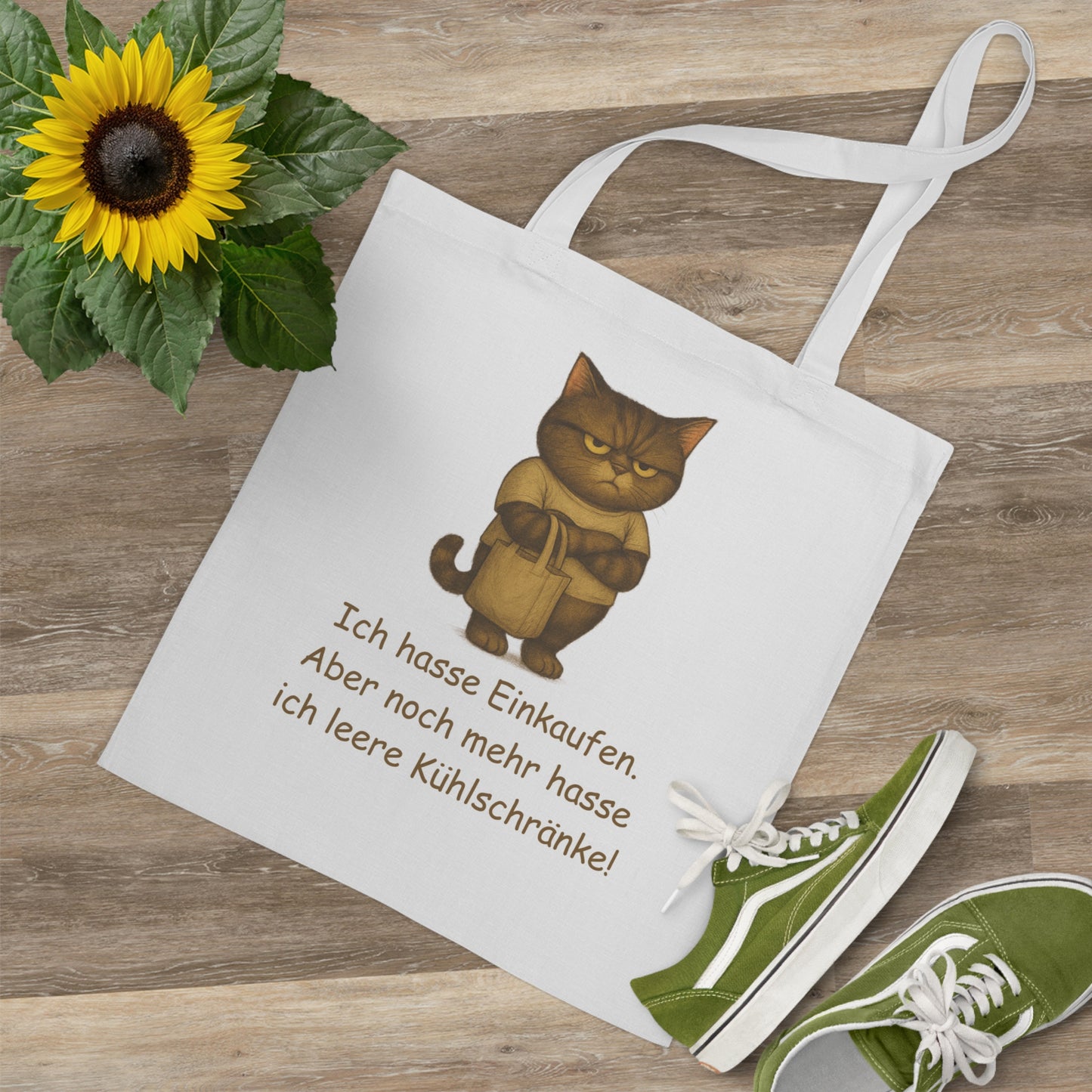 Ich hasse Einkaufen Stofftasche