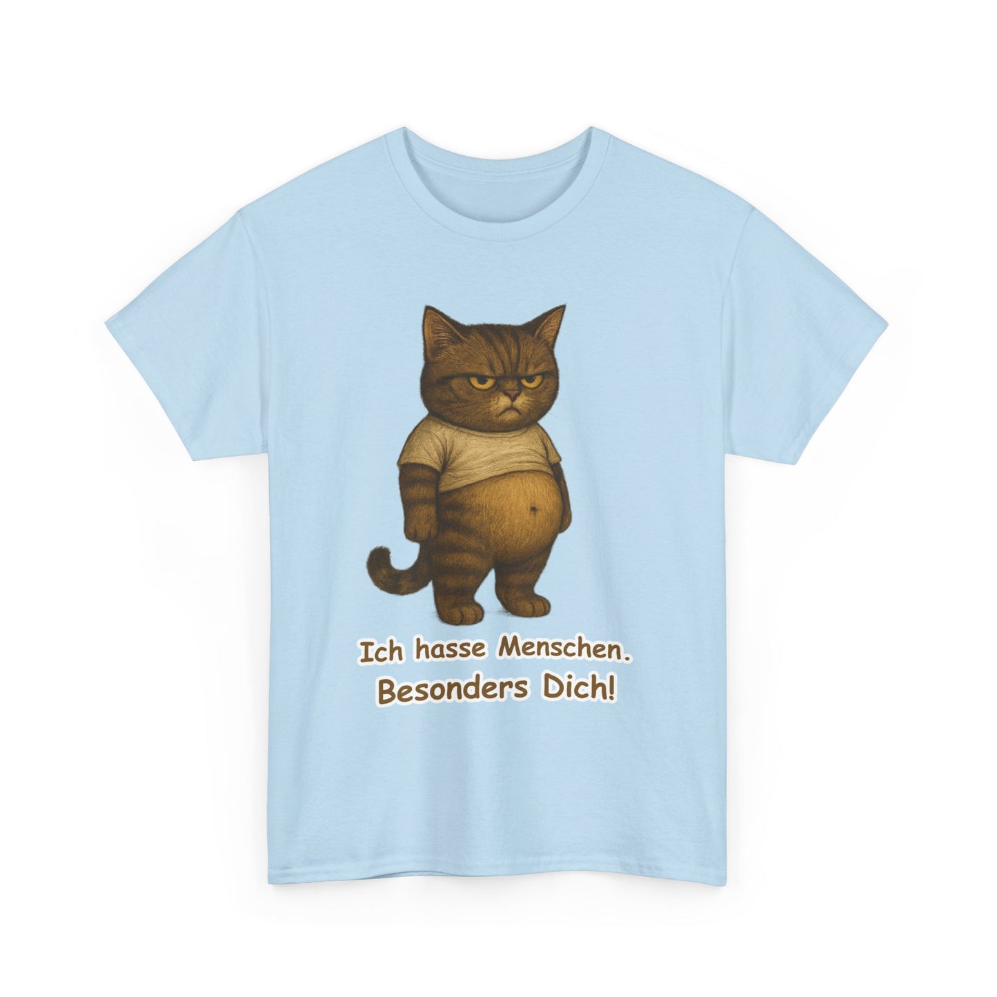 Ich hasse Menschen Unisex T-Shirt (100% Baumwolle)