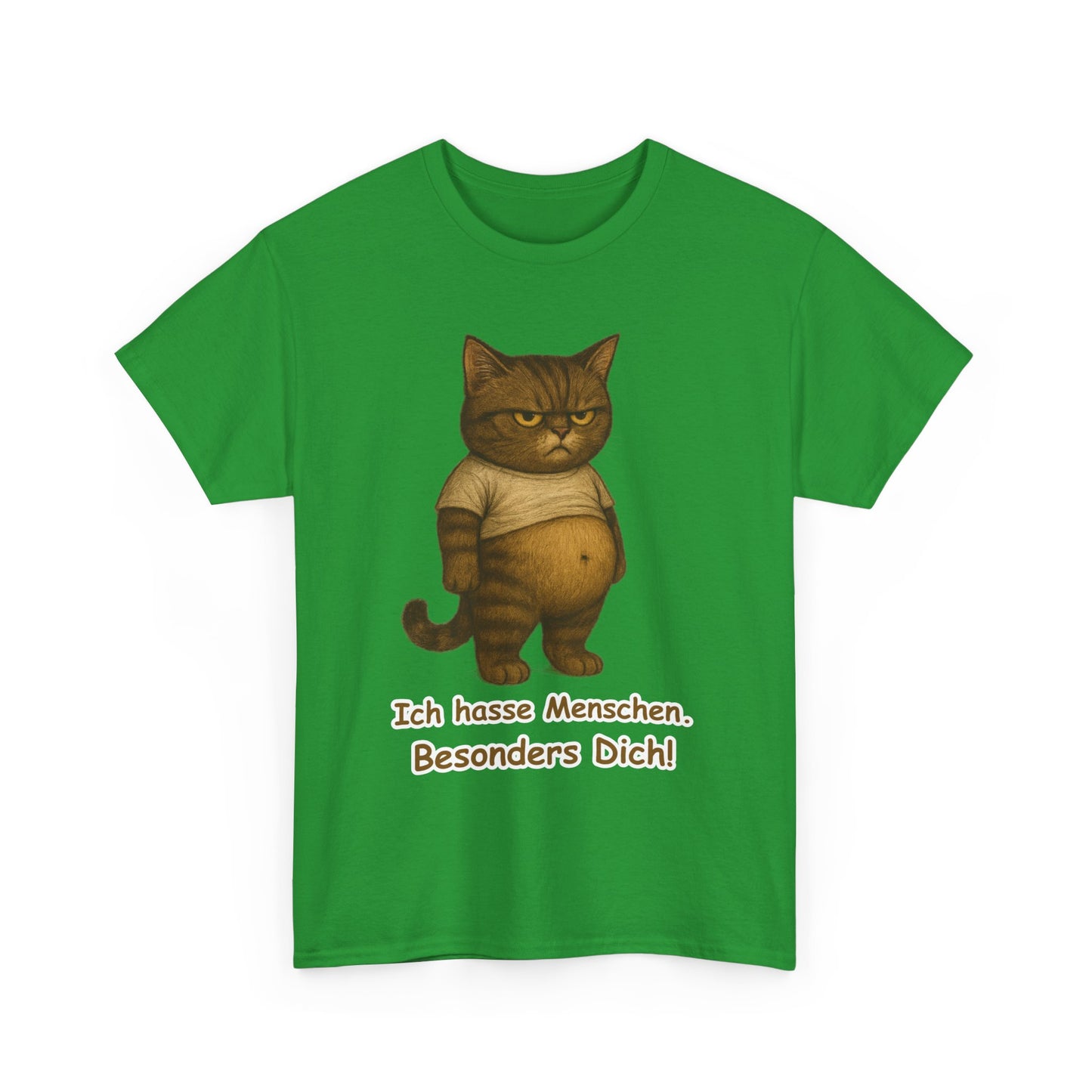 Ich hasse Menschen Unisex T-Shirt (100% Baumwolle)
