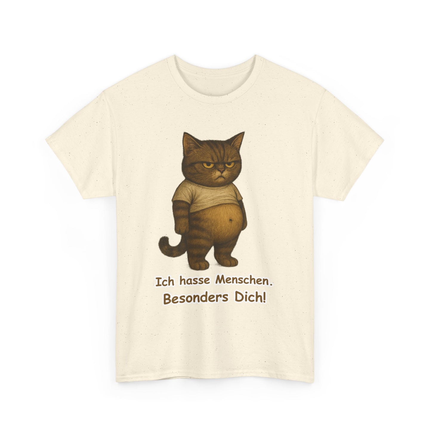 Ich hasse Menschen Unisex T-Shirt (100% Baumwolle)