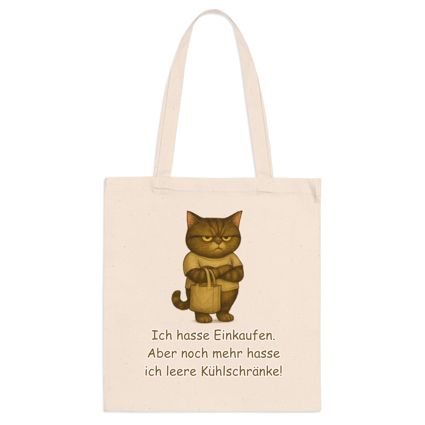 Ich hasse Einkaufen Stofftasche