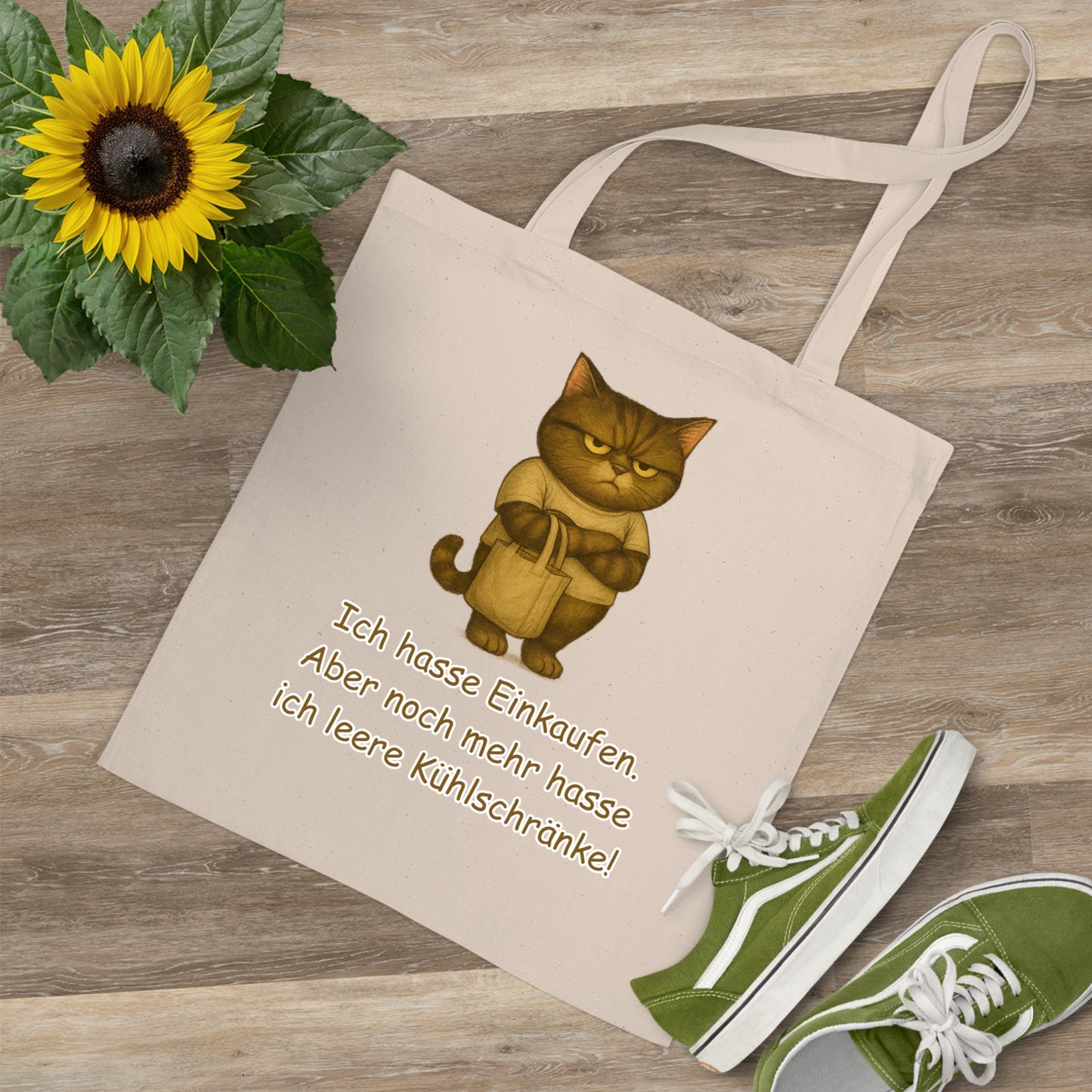 Ich hasse Einkaufen Stofftasche