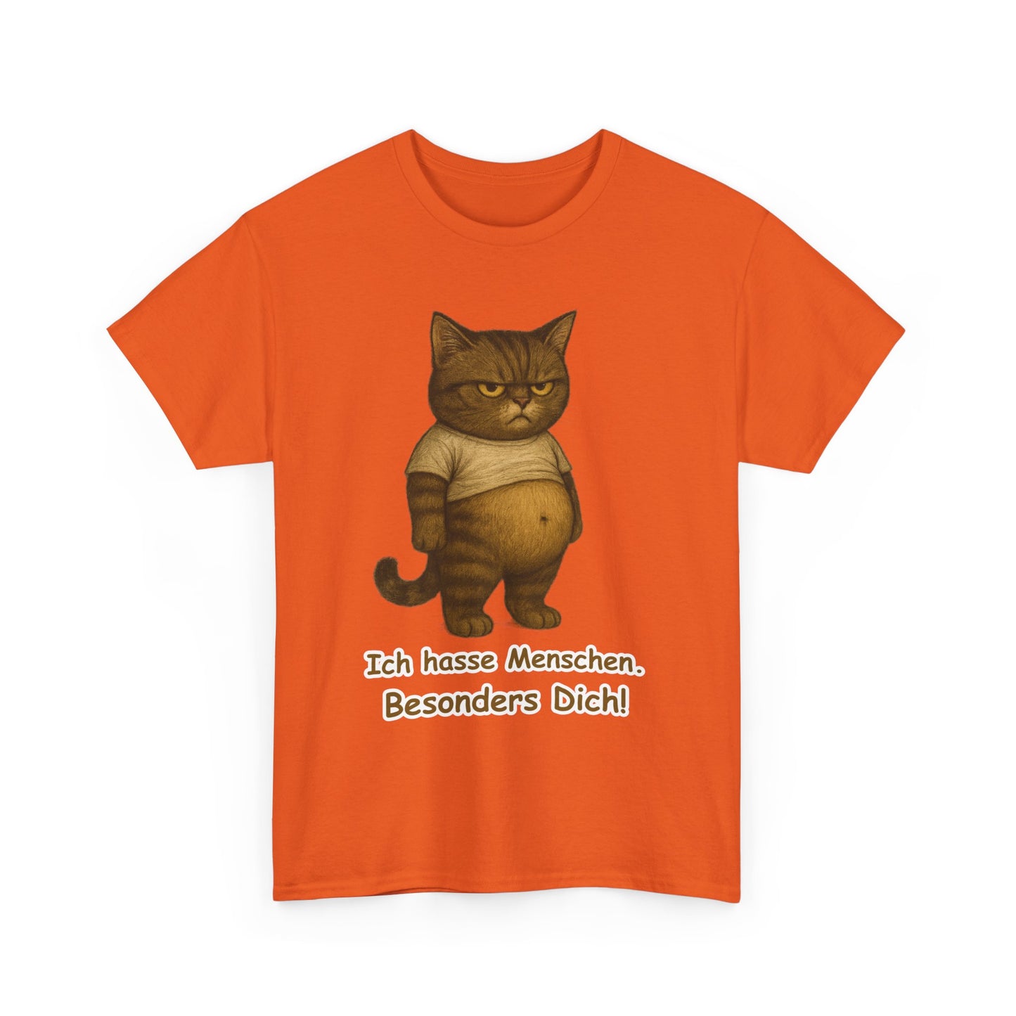 Ich hasse Menschen Unisex T-Shirt (100% Baumwolle)