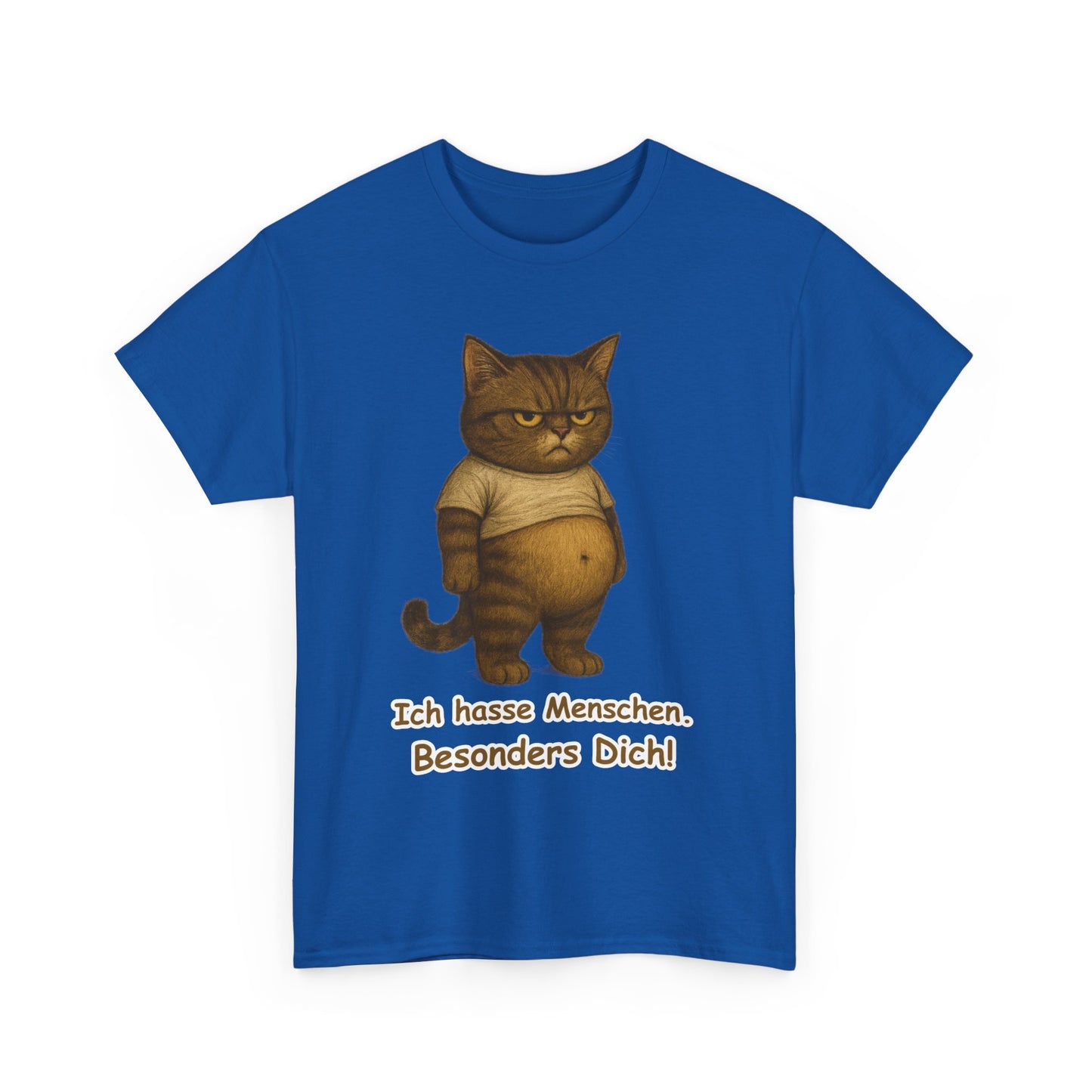 Ich hasse Menschen Unisex T-Shirt (100% Baumwolle)