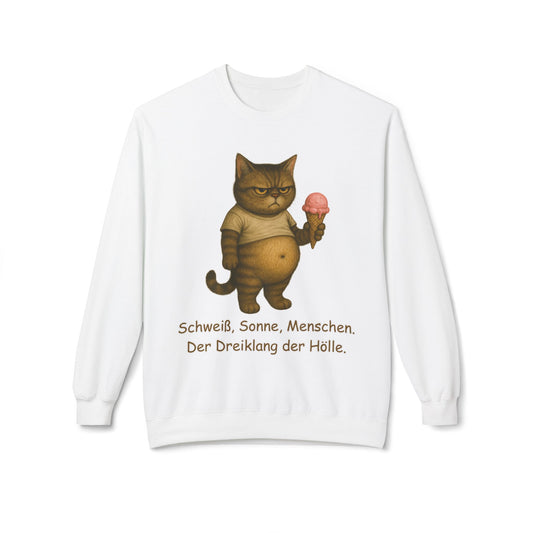 Der Dreiklang der Hölle. Sweatshirt (80 % ringgesponnene Baumwolle)
